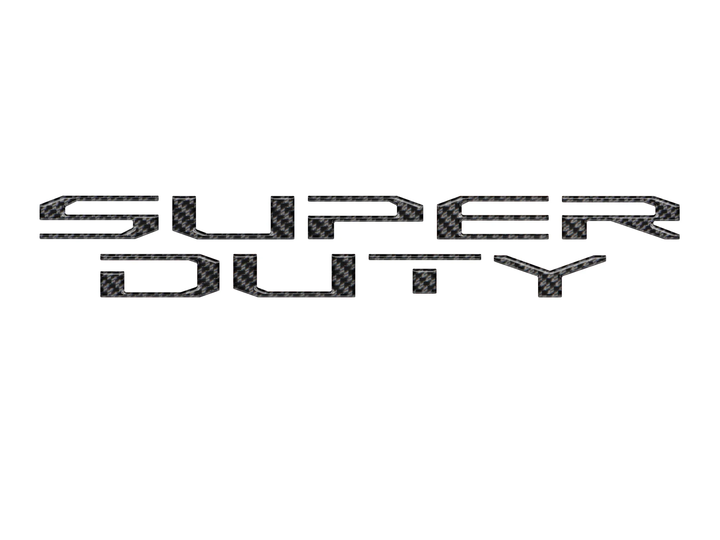 Tufskinz "SUPER DUTY" Hood Letter Inserts for Ford Super Duty (2017-2022) - Image 10