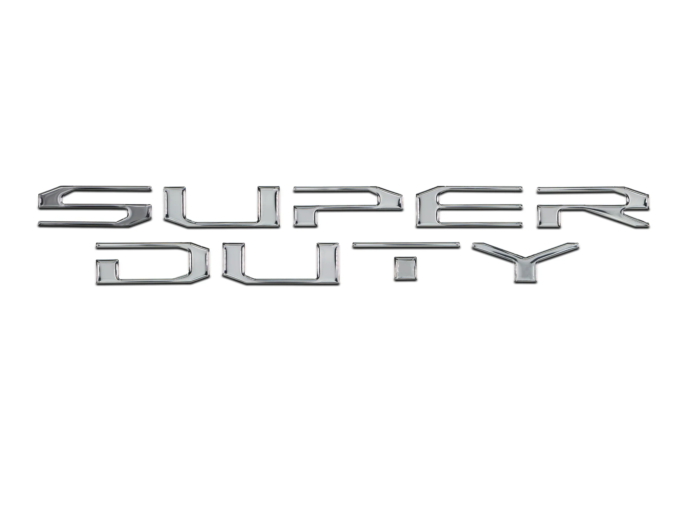 Tufskinz "SUPER DUTY" Hood Letter Inserts for Ford Super Duty (2017-2022) - Image 8