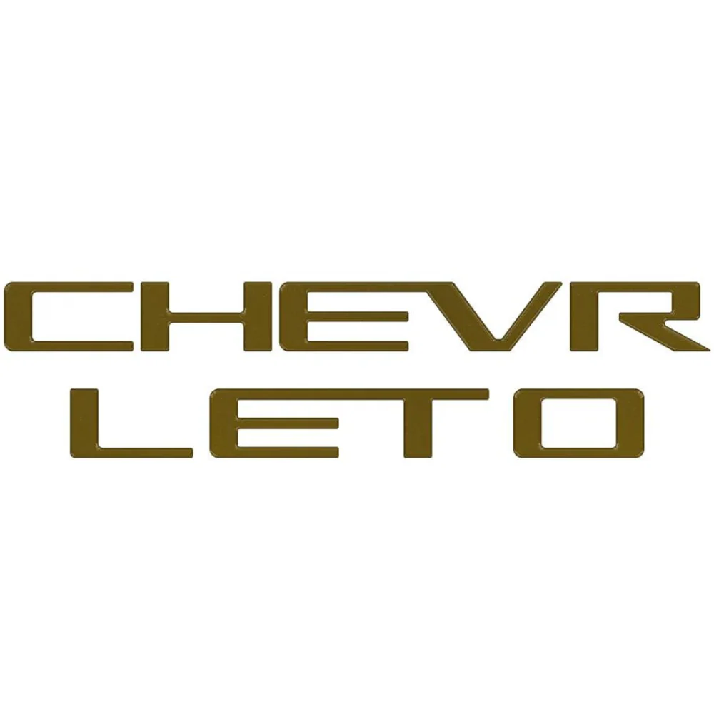 Tufskinz Tailgate Letter Inserts for Chevrolet Colorado (2023-2026) - Image 4