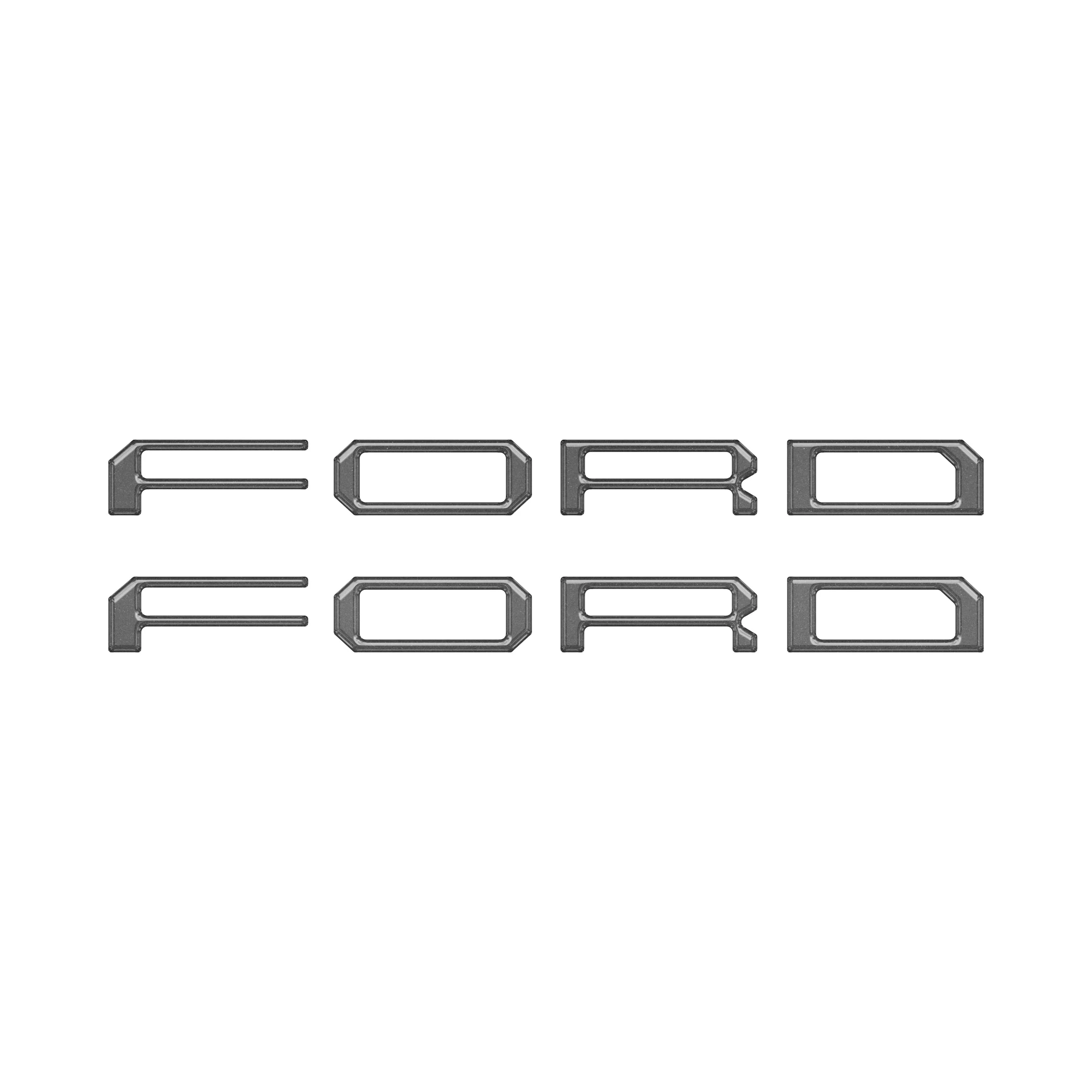 Tufskinz Tremor/Raptor Running Board Letter Inserts for Ford F-150 (2025-2026) - Image 3