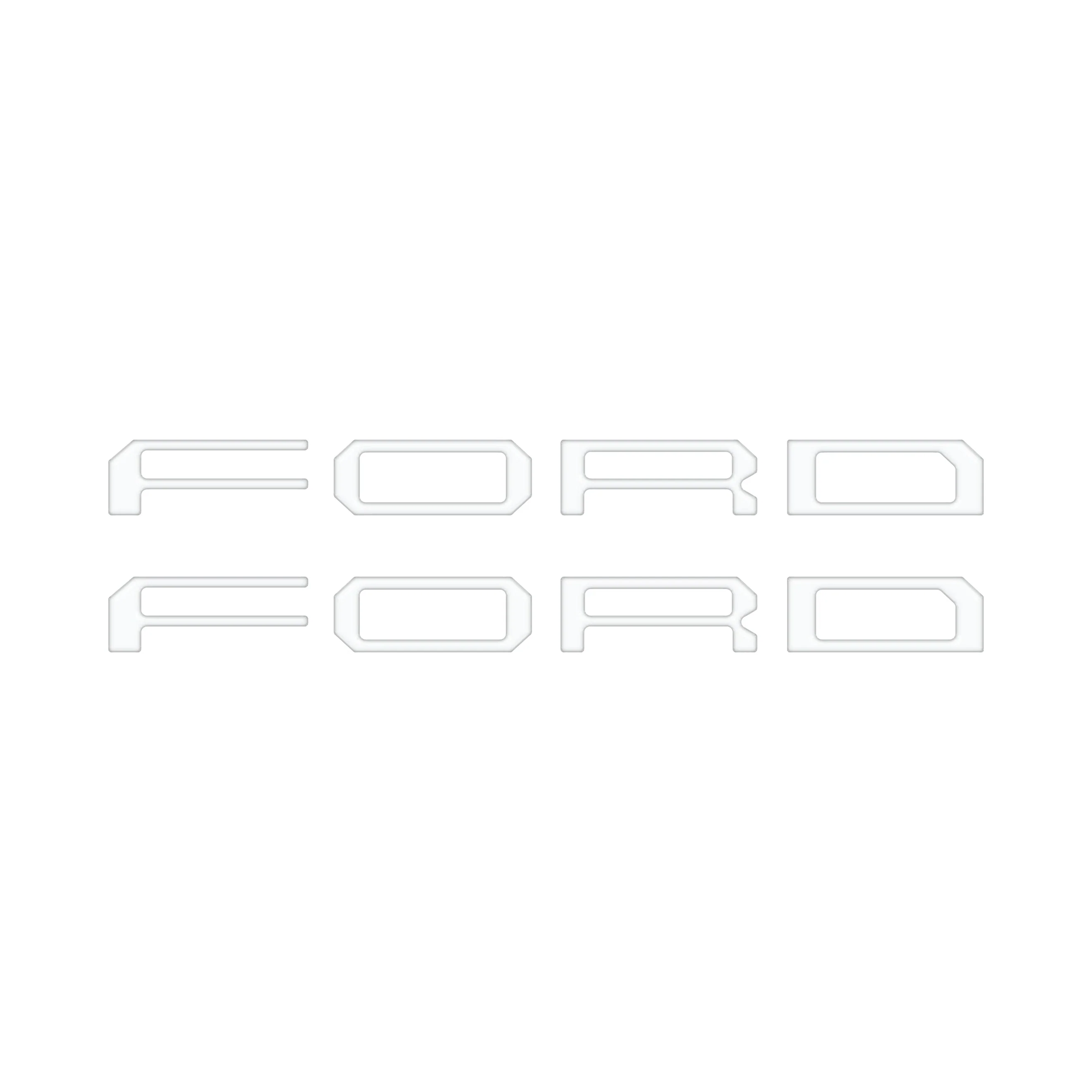 Tufskinz Tremor/Raptor Running Board Letter Inserts for Ford F-150 (2025-2026) - Image 8