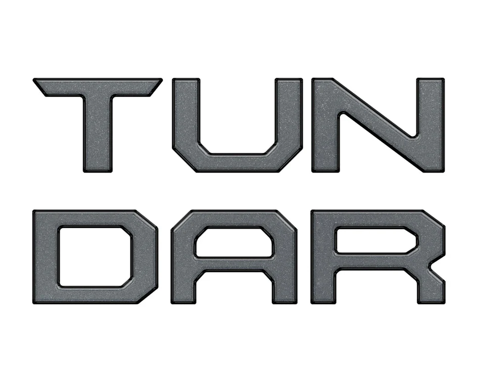 Tufskinz "TUNDRA" Tailgate Letter Inserts for Tundra (2014-2021) - Image 35
