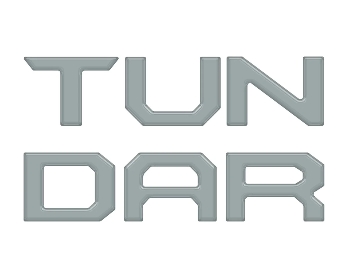 Tufskinz "TUNDRA" Tailgate Letter Inserts for Tundra (2014-2021) - Image 4